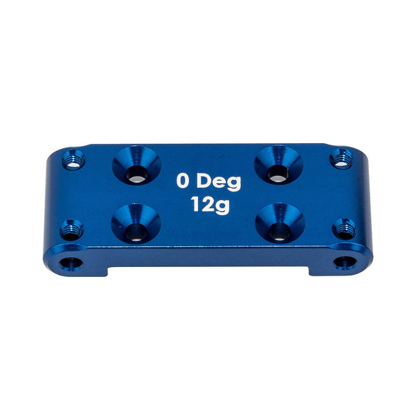 RC10B6.4 Front Aluminum Bulkhead, Blue