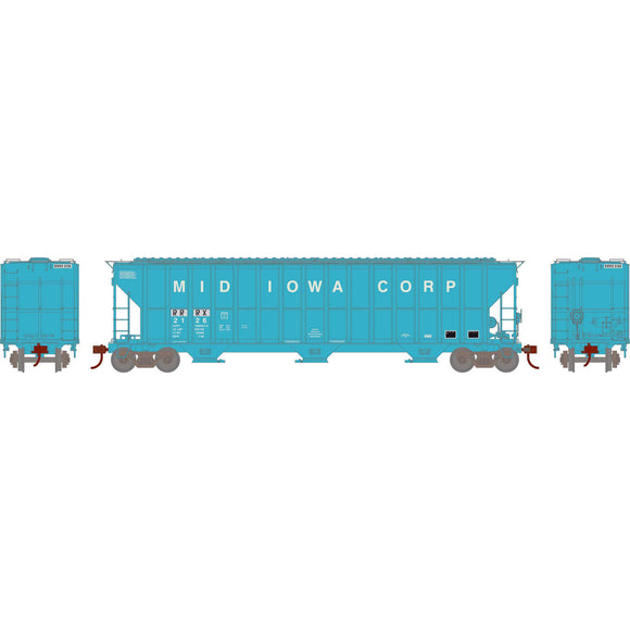 HO FMC 4700 Covered Hopper, RRRX Primed For Grime #2126