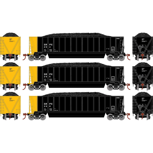 HO ATH Berwick Bathtub Gondola with Load, SRPX #294/295/298 (3)