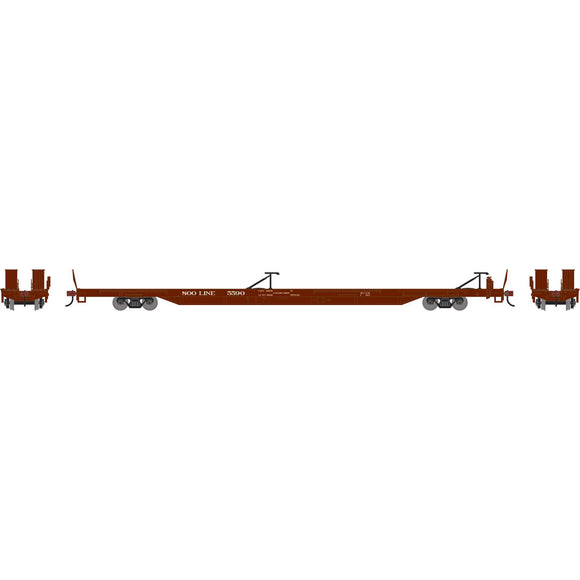 HO ATH 85' TOFC Flat Car, SOO #5590