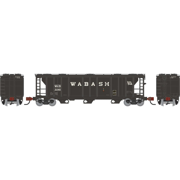 N PS-2 2893 3-Bay Covered Hopper, WAB Primed For Grime #31140