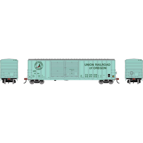 HO 50' FMC 5077 DD Offset Box Car, UO #1504