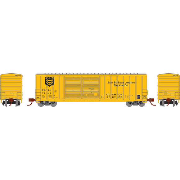 N 50' FMC DD Offset Box Car, ESLJ #7744