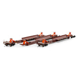 HO RTR 57' Trinity Spine Car, BNSF #300503 (3)