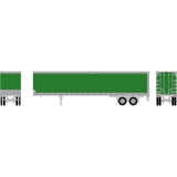 HO 45' Smooth Side Trailer, Green