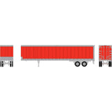 HO 45' Smooth Side Trailer, Red