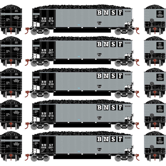 HO Bethgon Coalporter with Load, BNSF #1 (5)