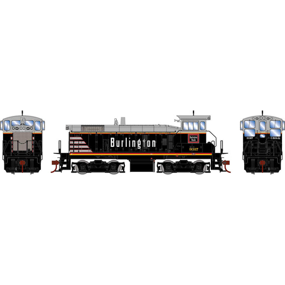 HO SW1000 Locomotive, CB&Q #9317