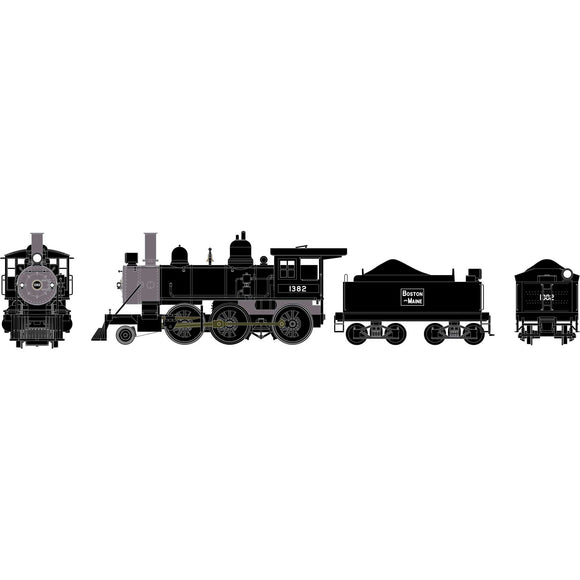 HO RTR Old Time 2-6-0 Mogul, B&M #1382
