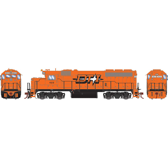 HO GP40-2 Locomotive with DCC & Sound, DT&I #422
