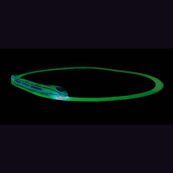 Trainkids Glow in the Dark Passenger Train Set