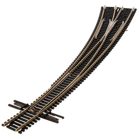N Code 55 Curved Left-Hand Turnout