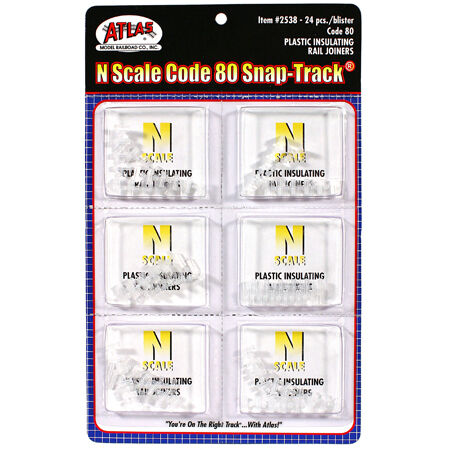 N Code 80 Insulated Rail Joiners