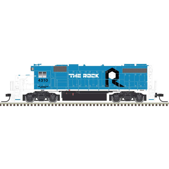 N GP38-2 Phase II Loco Rock Island Ok #4308, Silver
