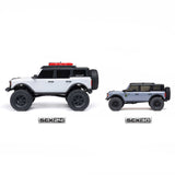 1/30 SCX30 Ford Bronco 4X4 RTR Brushed Rock Crawler (Battery & Charger Included), Gray