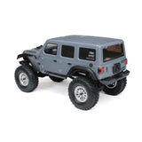 SCX24 2019 Jeep Wrangler JLU CRC, Gray: 1/24 4WD RTR