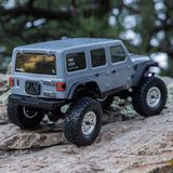 SCX24 2019 Jeep Wrangler JLU CRC, Gray: 1/24 4WD RTR