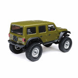 Axial 1/24 SCX24 Jeep Wrangler JLU 4X4 Rock Crawler Brushed RTR, Green