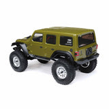 Axial 1/24 SCX24 Jeep Wrangler JLU 4X4 Rock Crawler Brushed RTR, Green