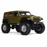 Axial 1/24 SCX24 Jeep Wrangler JLU 4X4 Rock Crawler Brushed RTR, Green