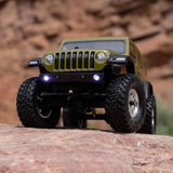 Axial 1/24 SCX24 Jeep Wrangler JLU 4X4 Rock Crawler Brushed RTR, Green