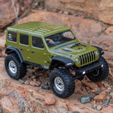 Axial 1/24 SCX24 Jeep Wrangler JLU 4X4 Rock Crawler Brushed RTR, Green