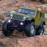 Axial 1/24 SCX24 Jeep Wrangler JLU 4X4 Rock Crawler Brushed RTR, Green