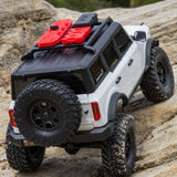 1/24 SCX24 Ford Bronco 4X4 RTR Brushed Rock Crawler (Battery & Charger Included), White