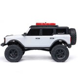 1/24 SCX24 Ford Bronco 4X4 RTR Brushed Rock Crawler (Battery & Charger Included), White