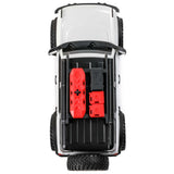 1/24 SCX24 Ford Bronco 4X4 RTR Brushed Rock Crawler (Battery & Charger Included), White