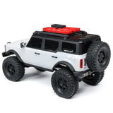 1/24 SCX24 Ford Bronco 4X4 RTR Brushed Rock Crawler (Battery & Charger Included), White