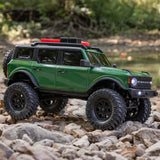 1/24 SCX24 Ford Bronco 4X4 RTR Brushed Rock Crawler (Battery & Charger Included), Green