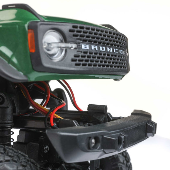 1/24 SCX24 Ford Bronco 4X4 RTR Brushed Rock Crawler (Battery & Charger Included), Green