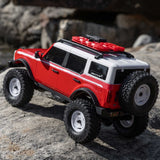 Axial 1/24 SCX24 Ford Bronco Heritage Edition 4X4 RTR Brushed Rock Crawler (Battery & Charger Included), Red