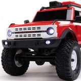 Axial 1/24 SCX24 Ford Bronco Heritage Edition 4X4 RTR Brushed Rock Crawler (Battery & Charger Included), Red