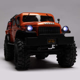 SCX24 40's 4 Door Dodge Power Wagon, Orange:1/24 4WD-RTR