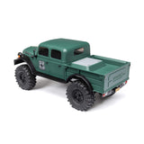 SCX24 40's 4 Door Dodge Power Wagon, Green: 1/24 4WD-RTR