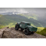 SCX24 40's 4 Door Dodge Power Wagon, Green: 1/24 4WD-RTR