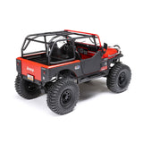 1/10 SCX10 III Jeep CJ-7 4WD Brushed RTR, Red