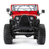 1/10 SCX10 III Jeep CJ-7 4X4 RTR Brushed Rock Crawler, Red