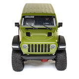 1/6 SCX6 Jeep JLU Wrangler 4WD Crawler RTR: Green