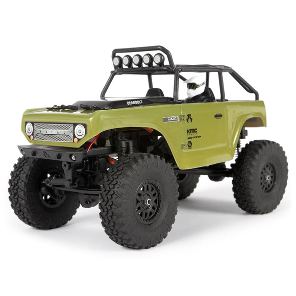 1/24 SCX24 Deadbolt 4WD Rock Crawler Brushed RTR, Green