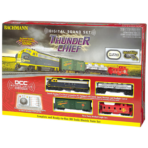 HO Thunder Chief Train Set with EZ Command Sound