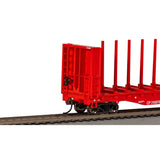 HO 52' Center-Beam Flatcar w/ Bulkheads - CP Rail #316879