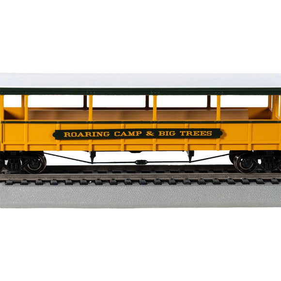 HO Open Sided Excursion Car - Roaring Camp and Big Trees