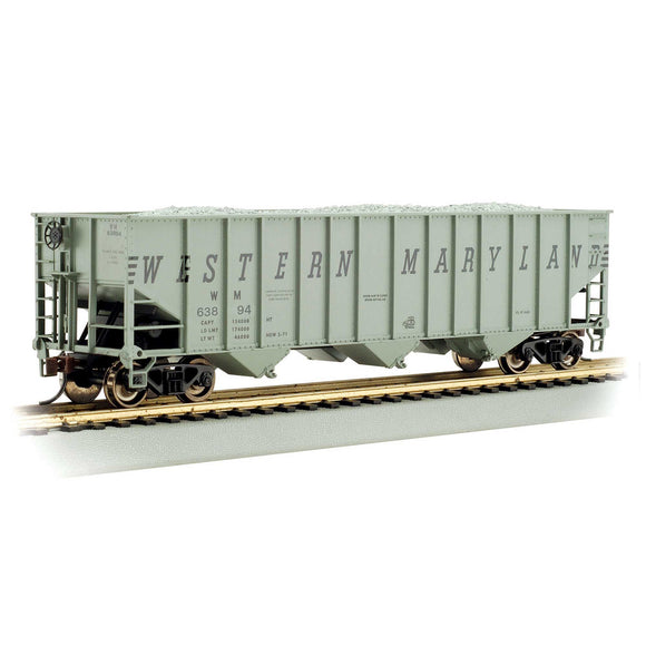 HO 100-Ton Bethlehem Steel Three Bay Hopper - Western Maryland #63894