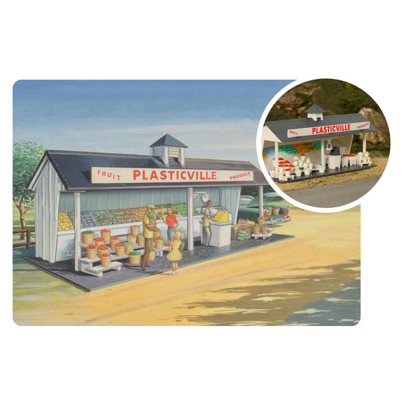 HO Plasticville USA 75TH Anniversary Roadside Stand