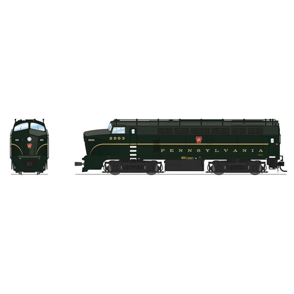 HO BF-16 Sharknose Locomotive A, PRR 2002A, 1 Stripe with Paragon4