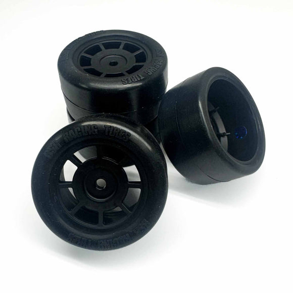 1/12 Pre-Mounted Race Radials, Blue 