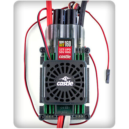 Phoenix Edge HVF 160-Amp Brushless ESC with Fan, 3S-12S